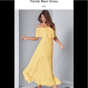 Venus Yellow Maxi Dress size 8